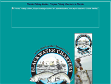 Tablet Screenshot of blackwatercharters.com